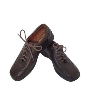 NATURALIZER DEMETRI Oxford Brown Leather Lace up Walking Comfort Size US 10M